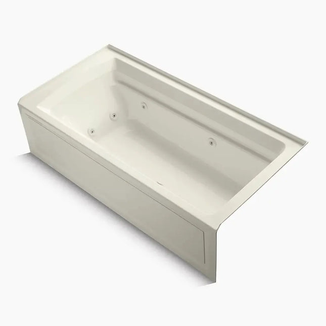 Kohler Archer 72" x 36" alcove whirlpool bath, right drain K-1124-RA-96 - Plumbing Market