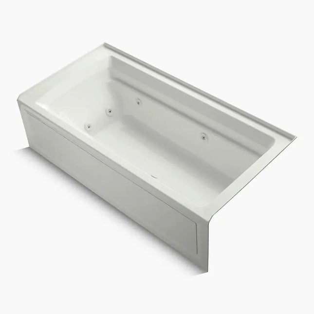 Kohler Archer 72" x 36" alcove whirlpool bath, right drain K-1124-RA-NY - Plumbing Market