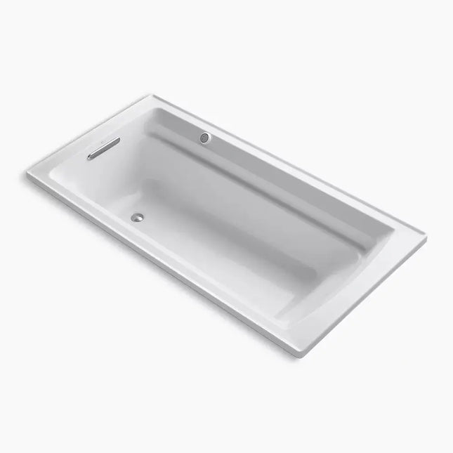 Kohler Archer 72" x 36" drop-in Heated BubbleMassage air bath K-1124-GH-0 - Plumbing Market