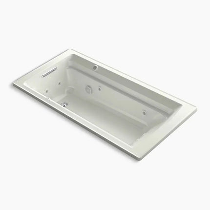 Kohler Archer 72" x 36" drop-in Heated BubbleMassage air bath and whirlpool K-1124-XHGH-NY - Plumbing Market