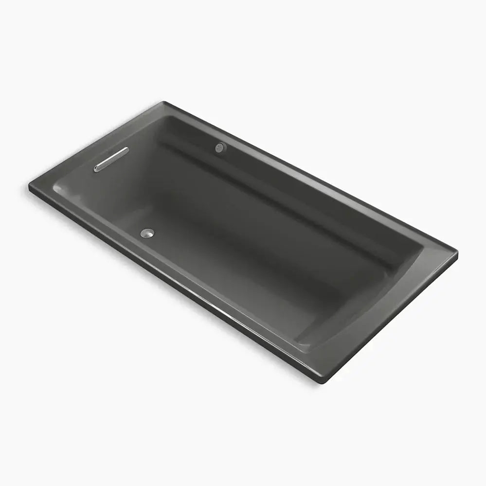 Kohler Archer 72" x 36" drop-in Heated BubbleMassage air bath with Bask heated surface K-1124-GHW-58 - Plumbing Market