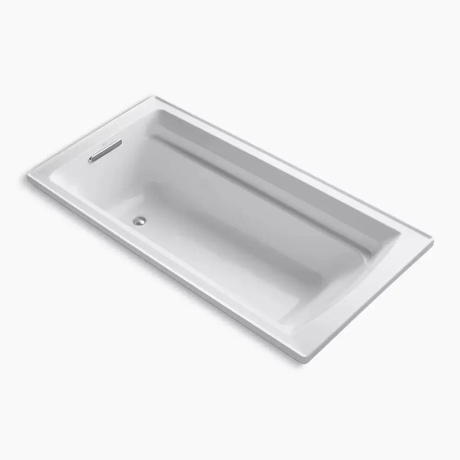 Kohler Archer 72" x 36" drop-in bath with Bask heated surface K-1125-W1-0 - Plumbing Market