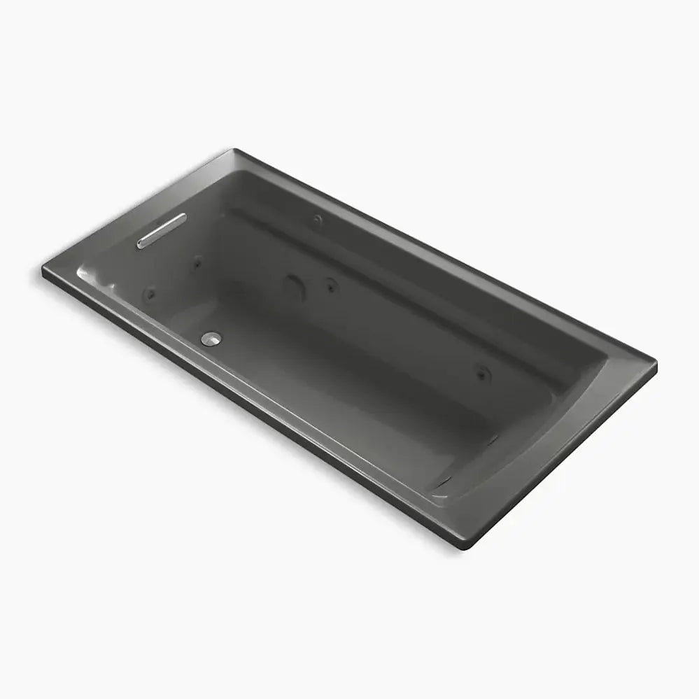 Kohler Archer 72" x 36" drop-in heated whirlpool bath K-1124-H-58 - Plumbing Market