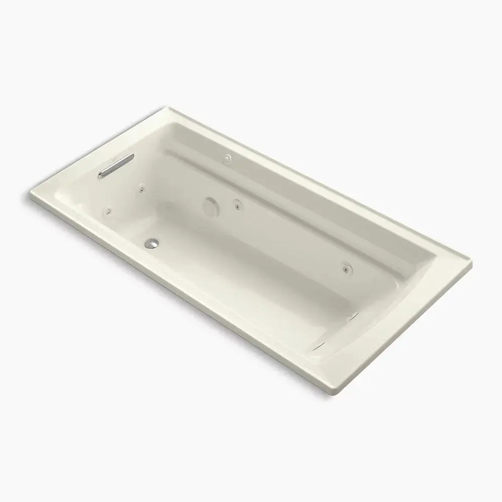 Kohler Archer 72" x 36" drop-in heated whirlpool bath K-1124-H-96 - Plumbing Market