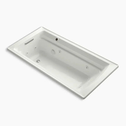 Kohler Archer 72" x 36" drop-in whirlpool bath with Bask heated surface K-1124-W1-NY - Plumbing Market