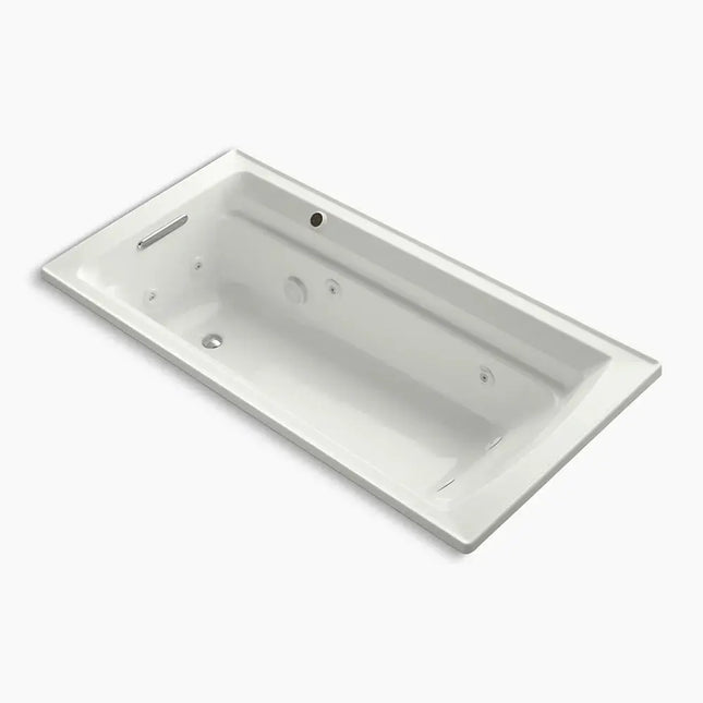 Kohler Archer 72" x 36" drop-in whirlpool bath with Bask heated surface K-1124-W1-NY - Plumbing Market