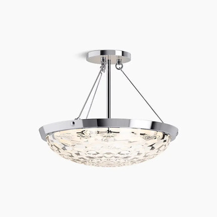 Kohler Arendela 3 Light Semi Flush Mount 29374-SF03B-CPL - Plumbing Market