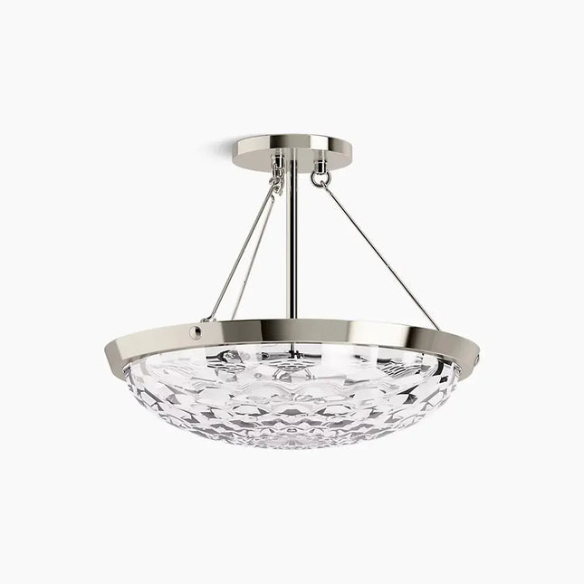 Kohler Arendela 3 Light Semi Flush Mount 29374-SF03B-SNL - Plumbing Market