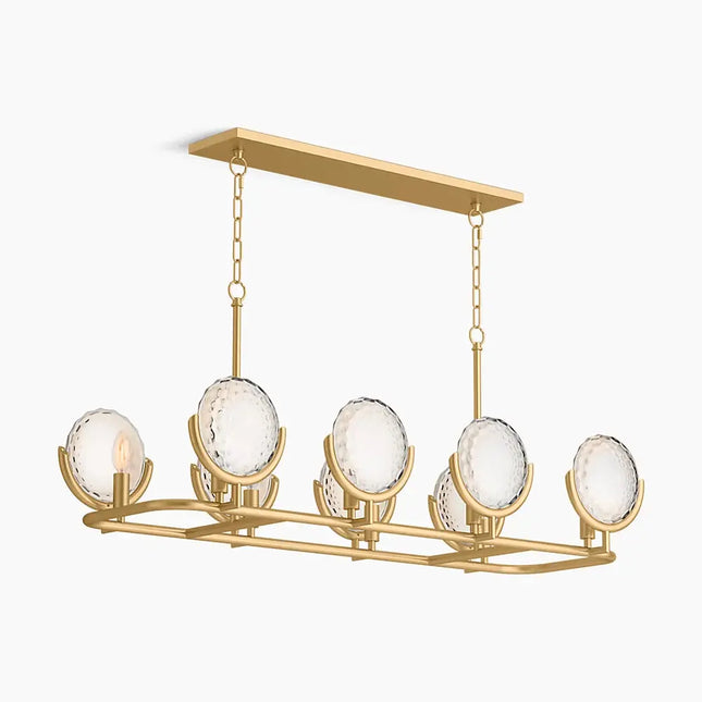 Kohler Arendela 8 Light Linear Chandelier 29382-CH08B-2GL - Plumbing Market