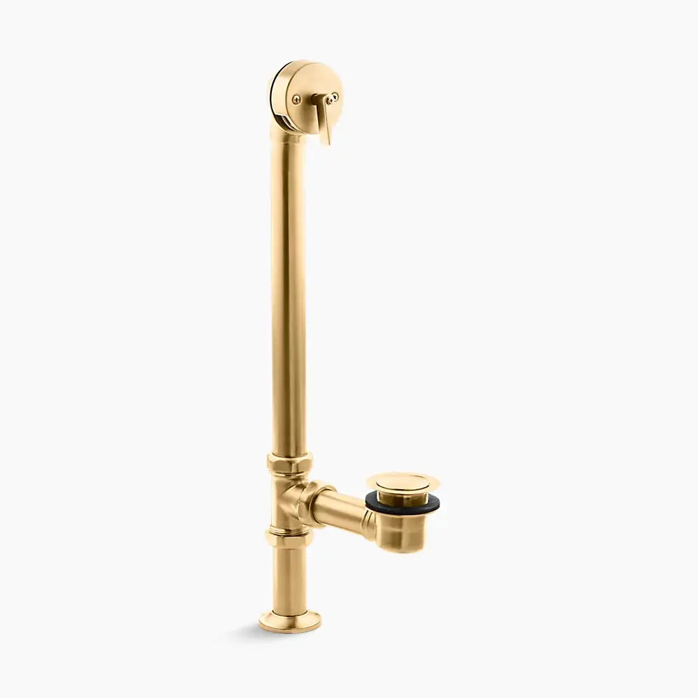 Kohler Artifacts 1-1/2" pop-up bath drain for above- and through-the-floor freestanding bath installations - Plumbing Market