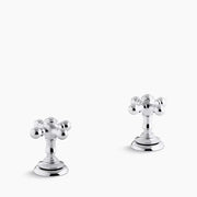Kohler Artifacts Bath Handle Trim, Cross T98071-3-CP - Plumbing Market