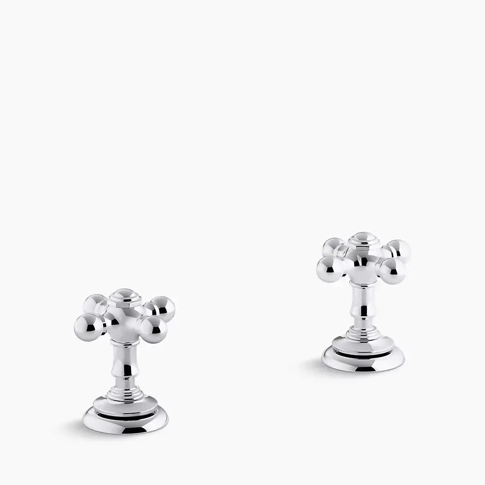 Kohler Artifacts Bath Handle Trim, Cross T98071-3-CP - Plumbing Market