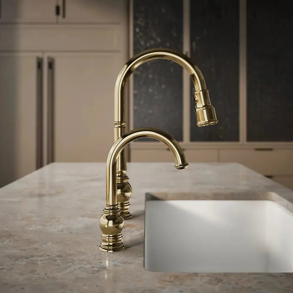 Kohler Artifacts Beverage Faucet Vibrant French Gold - Plumbing Market