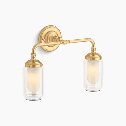 Kohler Artifacts Double Sconce 72582-2GL - Plumbing Market