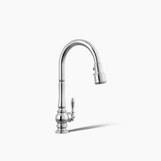 Kohler Artifacts Pull-down kitchen sink faucet with three-function sprayhead - Plumbing Market