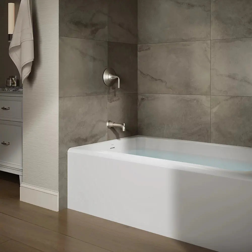 Kohler Avec 60" x 36" alcove bath, left drain K-25832-LA-0 - Plumbing Market
