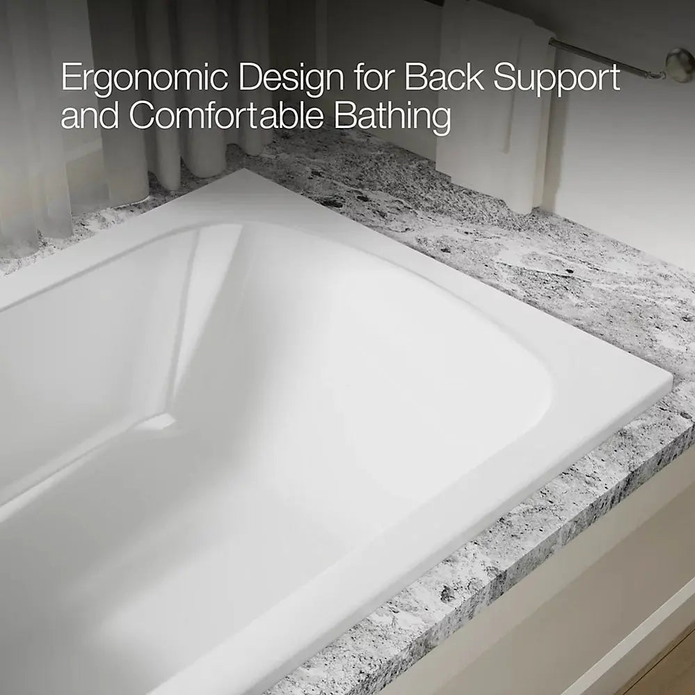 Kohler Avec 60" x 42" drop-in bath K-25833-0 - Plumbing Market
