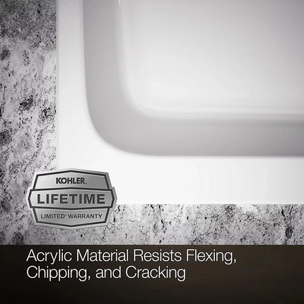 Kohler Avec 60" x 42" drop-in bath K-25833-0 - Plumbing Market