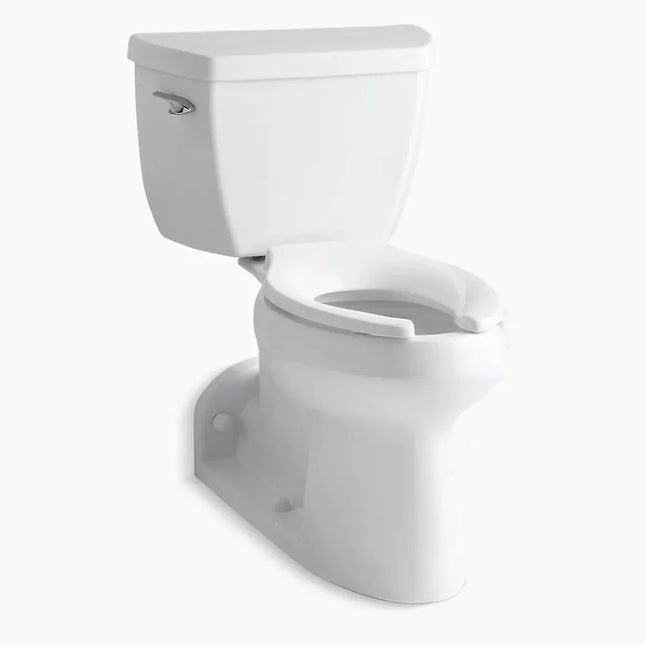 Kohler Barrington Two-piece Elongated Toilet 1.0 gpf in White - Plumbing Market