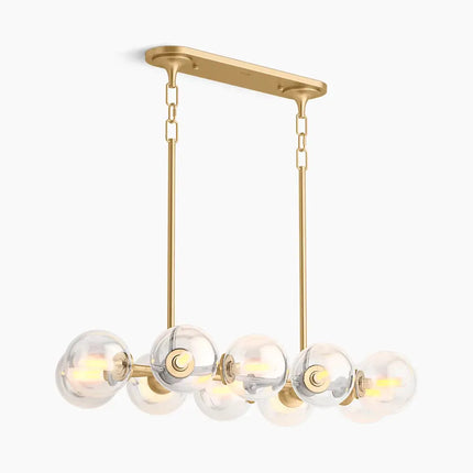 Kohler Bellera 10 Light Linear Chandelier 31766-CH10-2GL - Plumbing Market