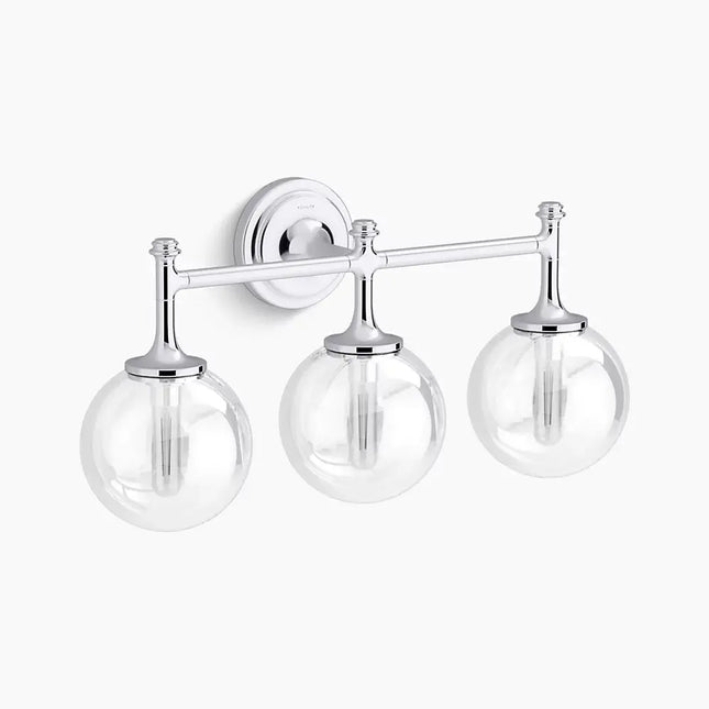 Kohler Bellera 3 Light Sconce 31763-SC03-CPL - Plumbing Market