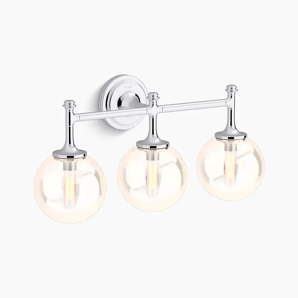 Kohler Bellera 3 Light Sconce 31763-SC03-CPL - Plumbing Market
