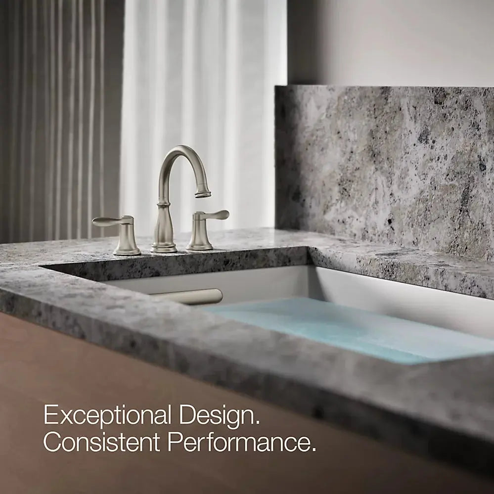 Kohler Bellera Deck-mount bathtub faucet trim Vibrant Brushed Nickel - Plumbing Market