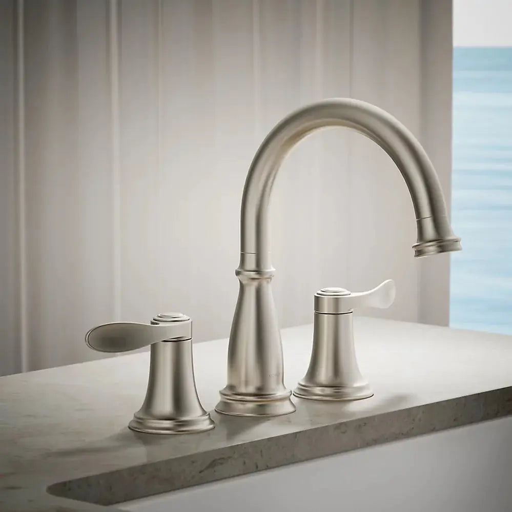 Kohler Bellera Deck-mount bathtub faucet trim Vibrant Brushed Nickel - Plumbing Market