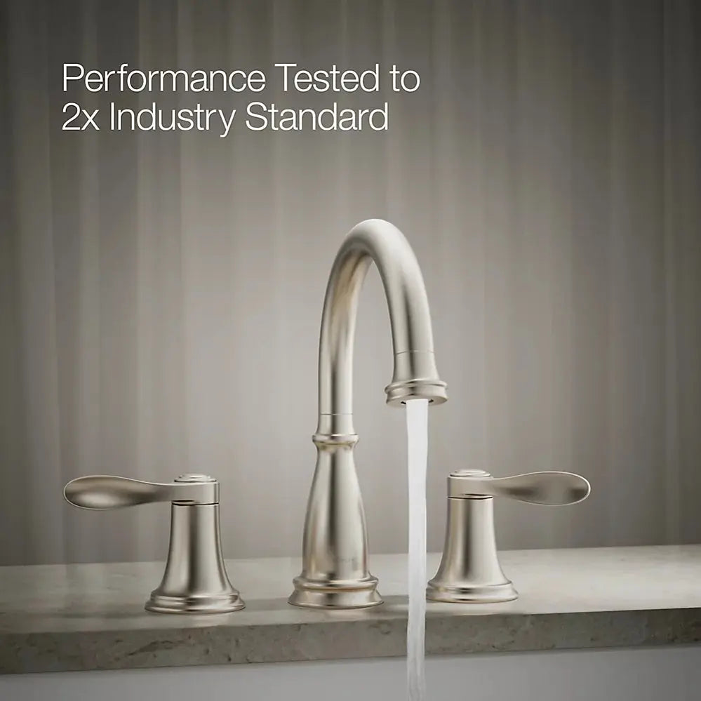 Kohler Bellera Deck-mount bathtub faucet trim Vibrant Brushed Nickel - Plumbing Market