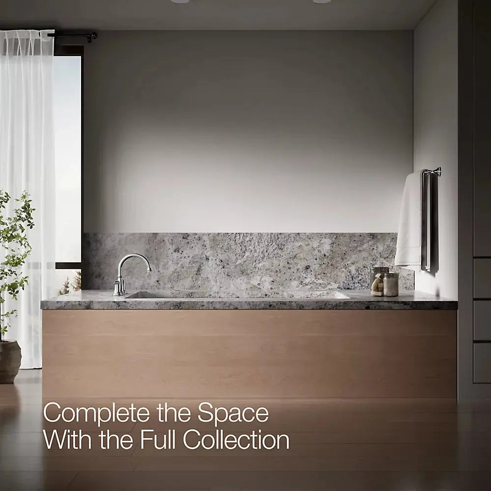 Kohler Bellera Widespread Deck-mount bathtub faucet trim Polished Chrome - Plumbing Market