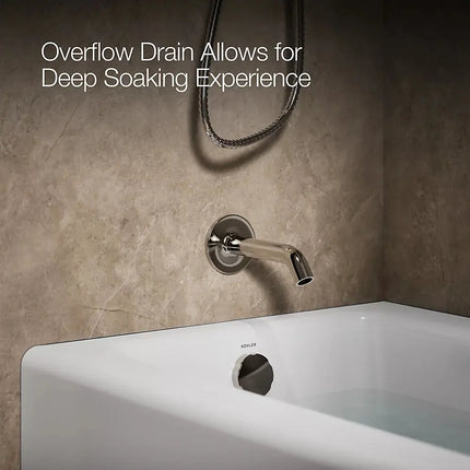 Kohler Bellwether 60" x 30-1/4" alcove bath, left drain K-837-0 - Plumbing Market