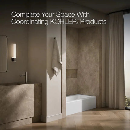 Kohler Bellwether 60" x 30-1/4" alcove bath, left drain K-837-0 - Plumbing Market