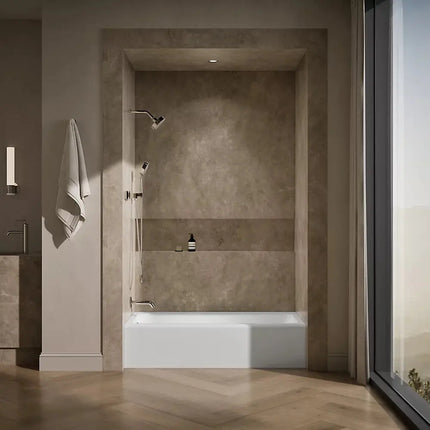 Kohler Bellwether 60" x 30-1/4" alcove bath, left drain K-837-0 - Plumbing Market