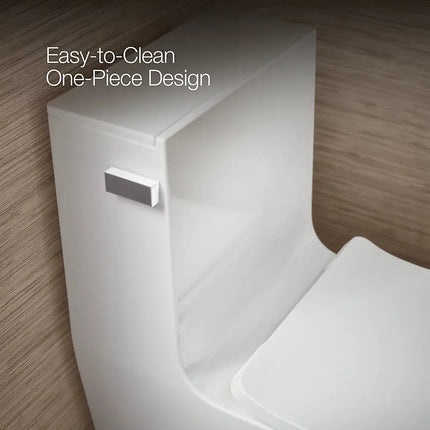 Kohler Brazn One Piece Compact Elongated Skirted Toilet Dual Flush 22378-0 - Plumbing Market