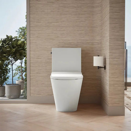 Kohler Brazn One Piece Compact Elongated Skirted Toilet Dual Flush 22378-0 - Plumbing Market