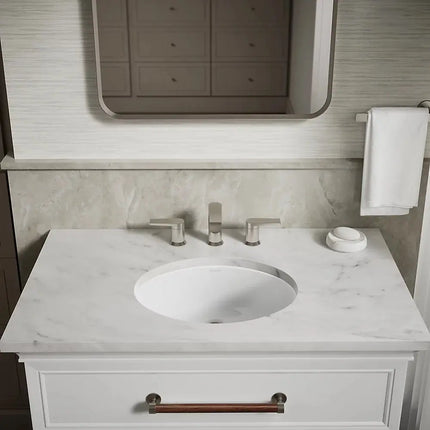Kohler Caxton 15 Inch Oval Undermount Bathroom Sink 2209-0 - Plumbing Market