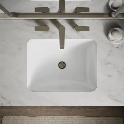 Kohler Caxton 20-1/2" Rectangular Undermount Bathroom Sink 20000-0 - Plumbing Market