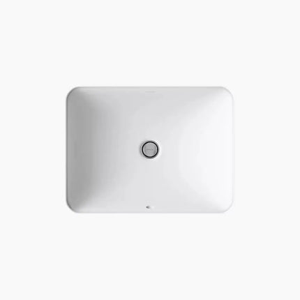 Kohler Caxton 20-1/2" Rectangular Undermount Bathroom Sink 20000-0 - Plumbing Market