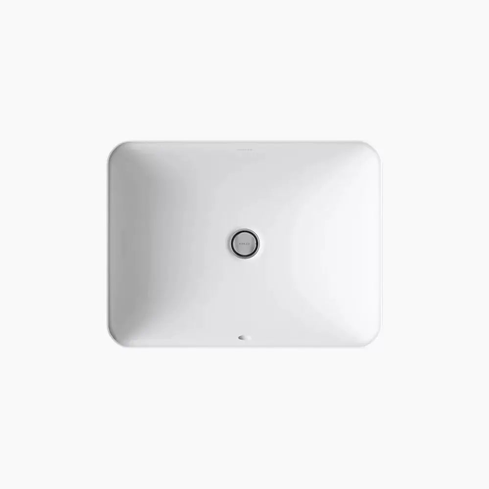 Kohler Caxton 20-1/2" Rectangular Undermount Bathroom Sink 20000-0 - Plumbing Market