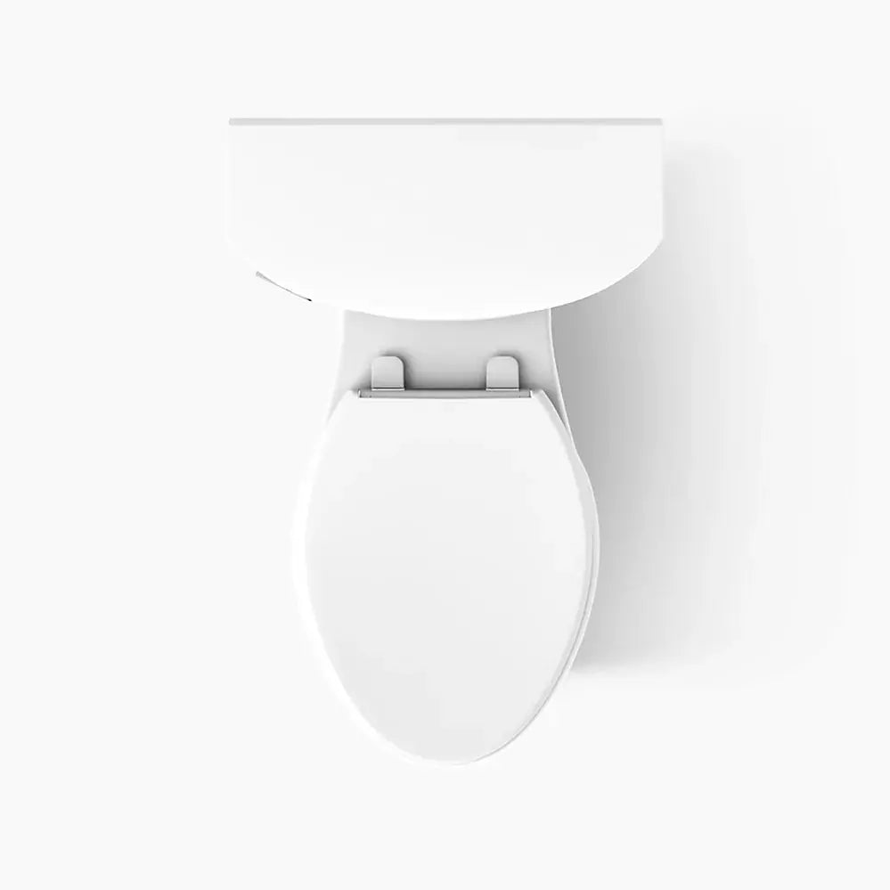 Kohler Cimarron Two-piece elongated toilet with skirted trapway, 1.28 gpf White Less Seat - Plumbing Market