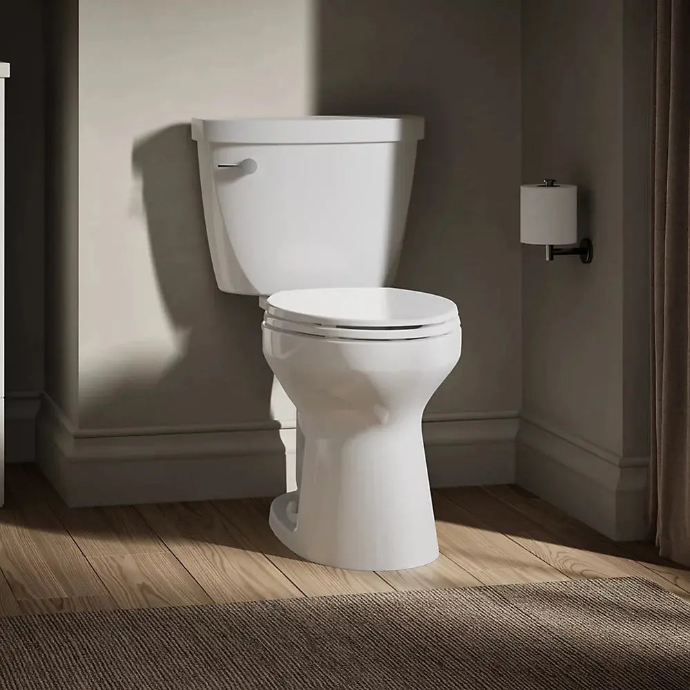 Kohler Cimarron Two-piece elongated toilet, 1.6 gpf Less Seat 360 Flush - Plumbing Market