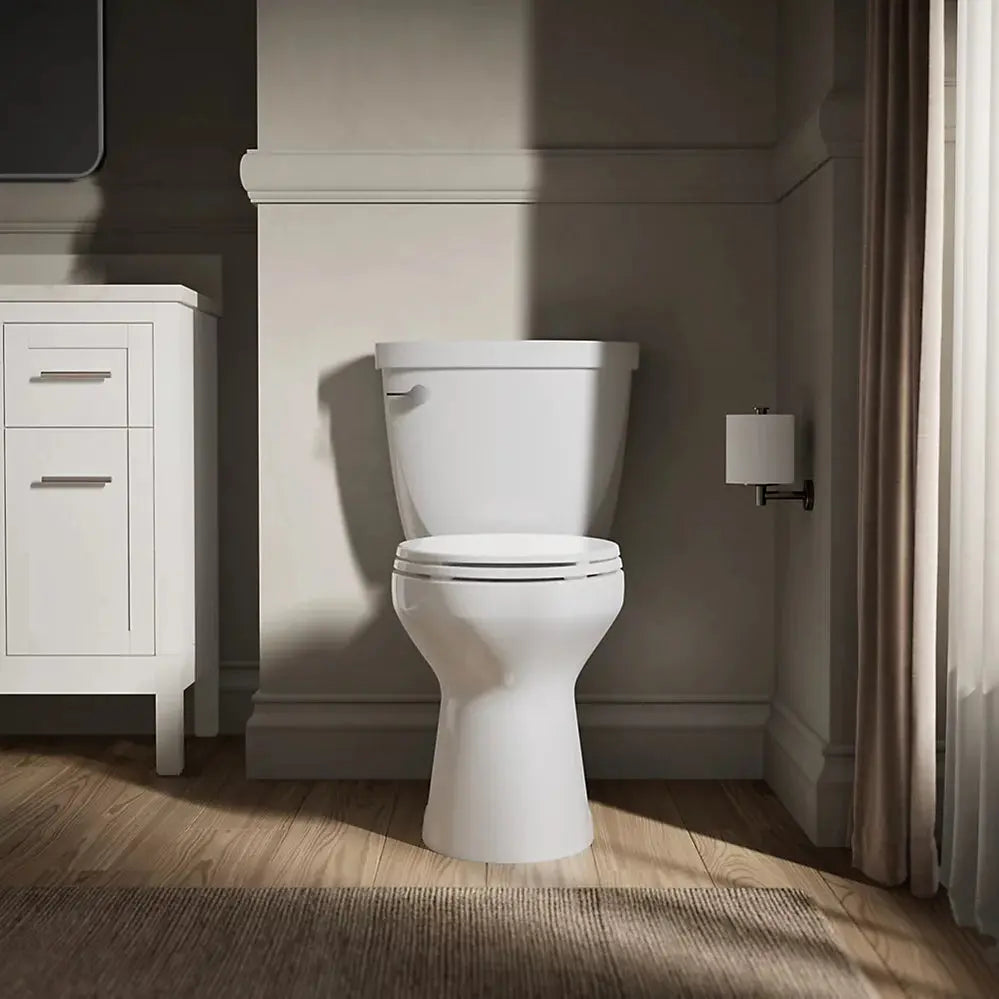 Kohler Cimarron Two-piece elongated toilet, 1.6 gpf Less Seat 360 Flush - Plumbing Market