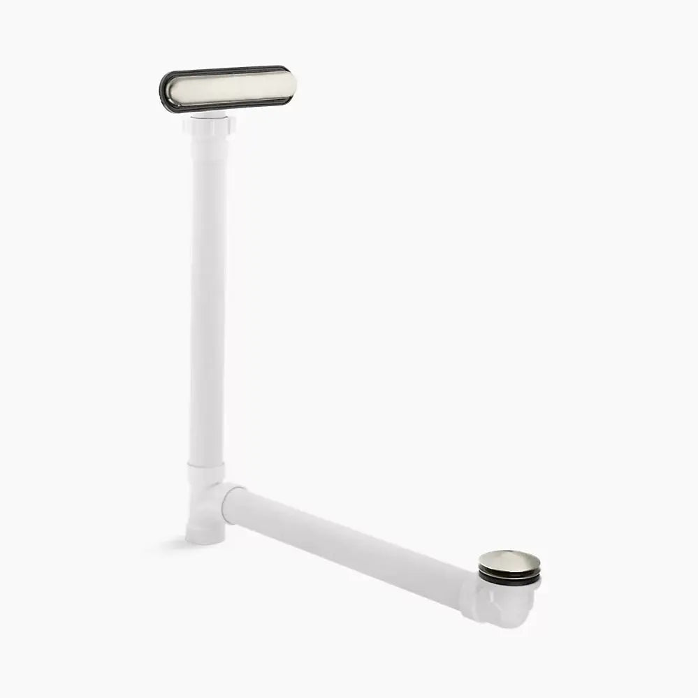 Kohler Clearflo Slotted Overflow Bathtub Drain Vibrant Brushed Nickel - Plumbing Market