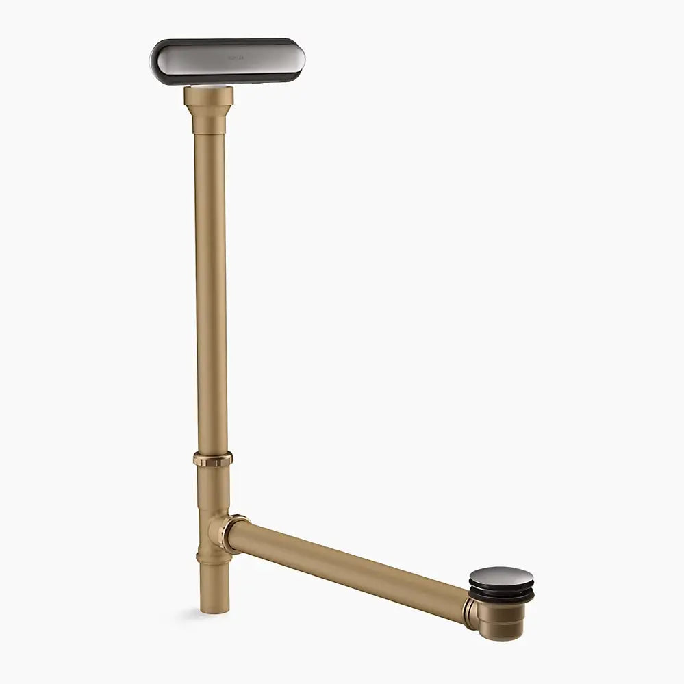 Kohler Clearflo Slotted overflow brass bath drain Vibrant Titanium - Plumbing Market