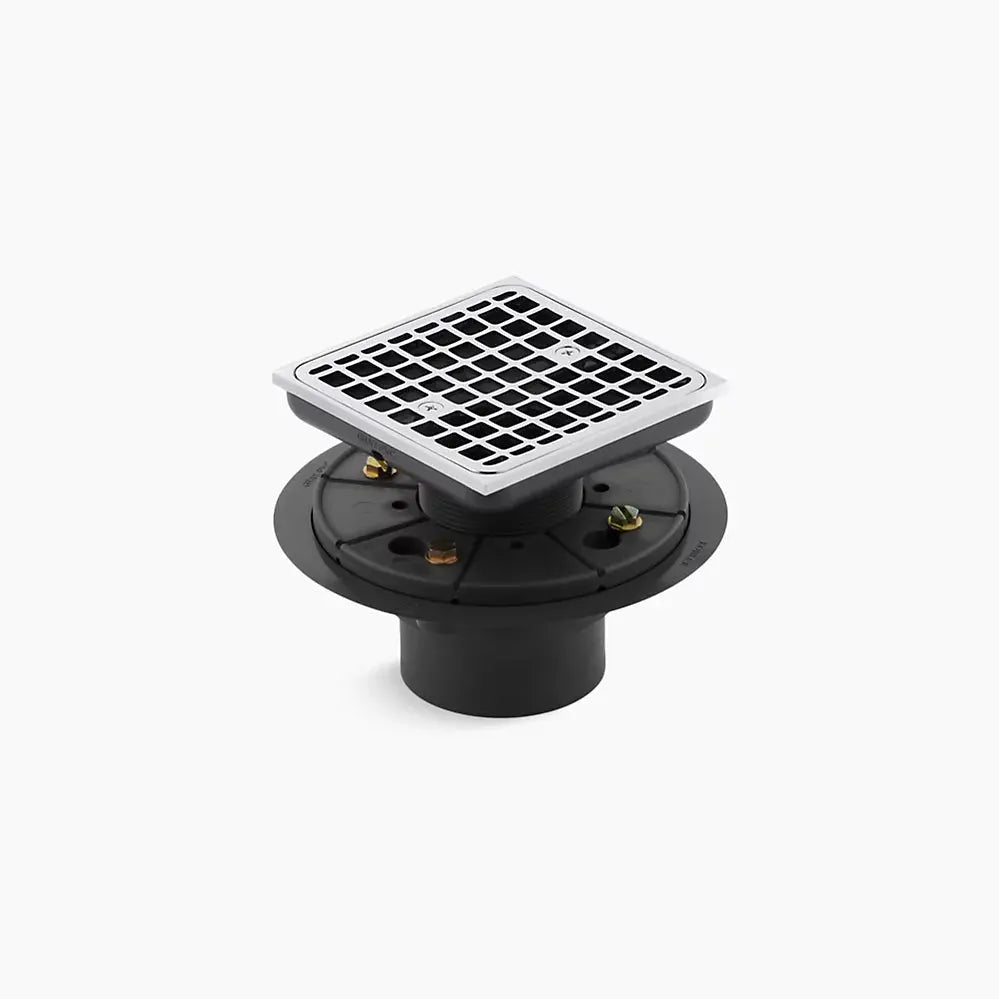 Kohler Clearflo Square design tile-in shower drain Chrome - Plumbing Market