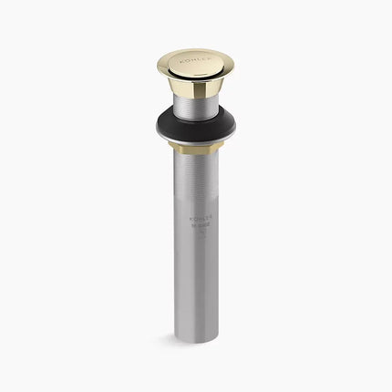 Kohler Clicker drain without overflow vibrant french gold - Plumbing Market