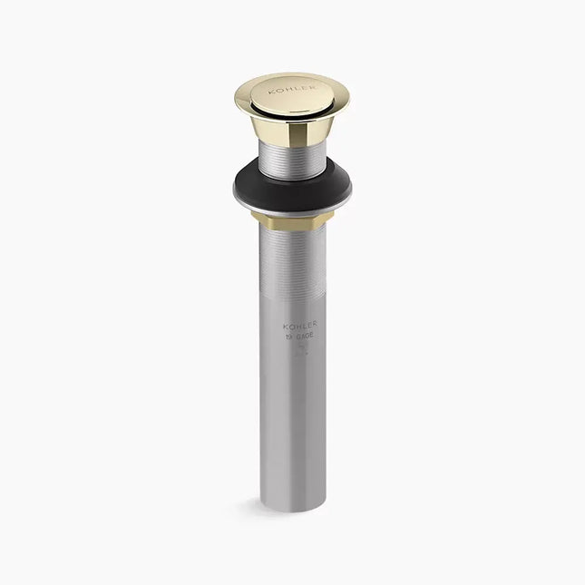 Kohler Clicker drain without overflow vibrant french gold - Plumbing Market