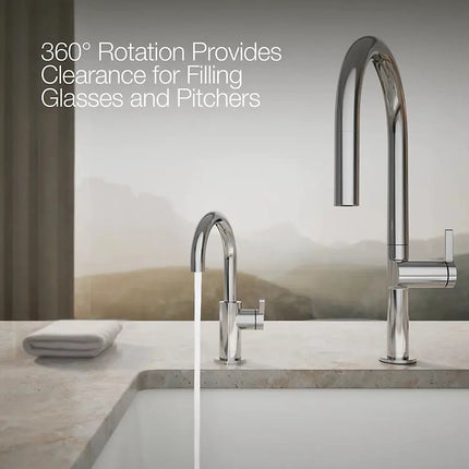 Kohler Components Arc Spout Beverage Faucet in Chrome - Plumbing Market