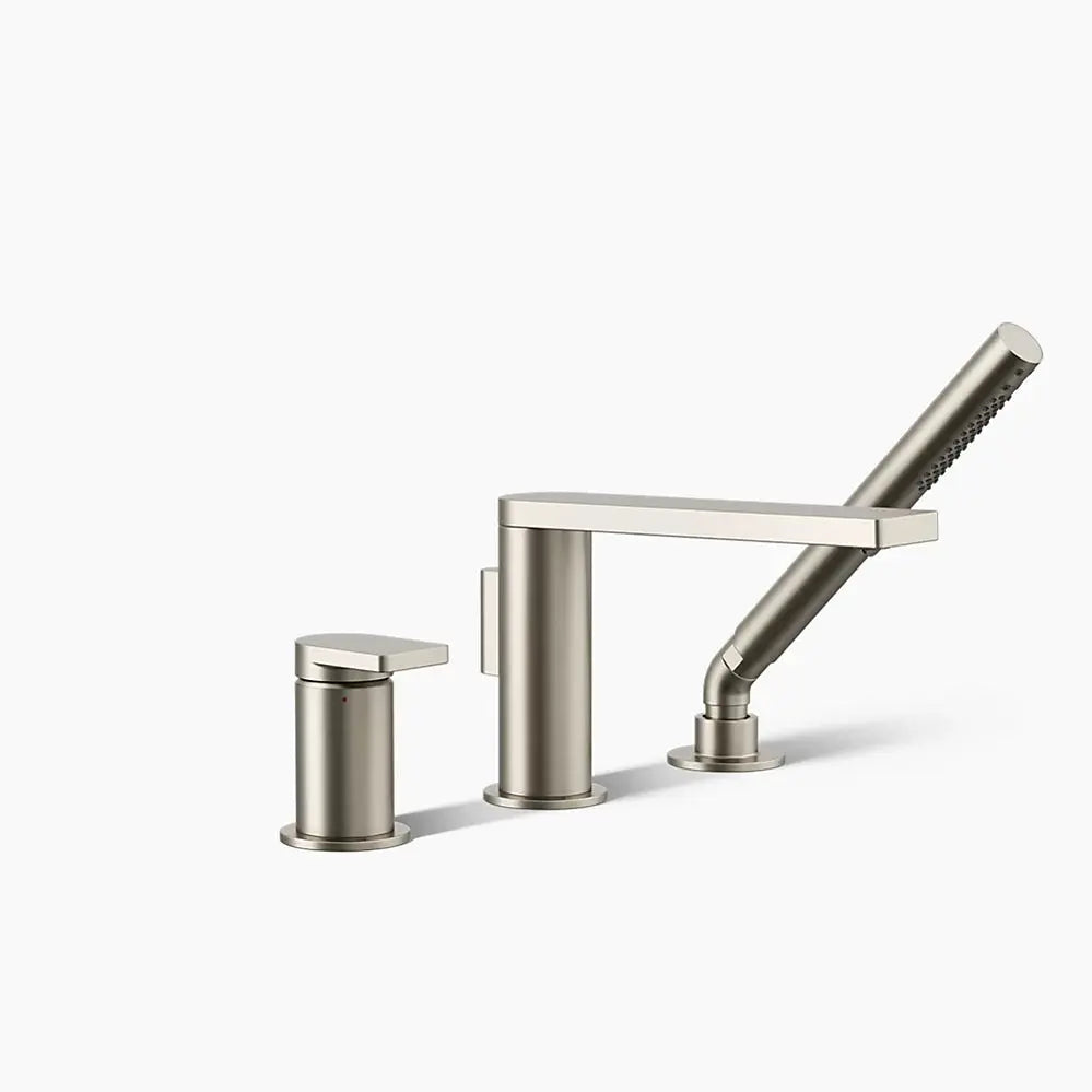 Kohler Composed Deck-mount bath faucet with handshower brushed nickel - Plumbing Market