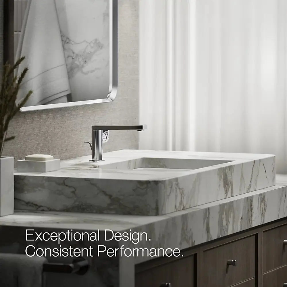 Kohler Composed Single-handle bathroom sink faucet with Lever handle, 1.2 gpm K-73167-4-CP - Plumbing Market